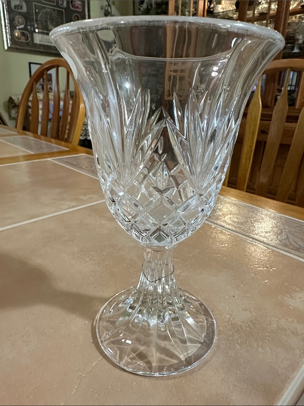 VTG CRYSTAL•CRISTAL LEAD Goblet - Picture 3 of 7